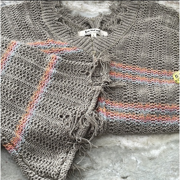 Destroyed Sweater by Three Bird Nest NWT - Picture 6 of 8